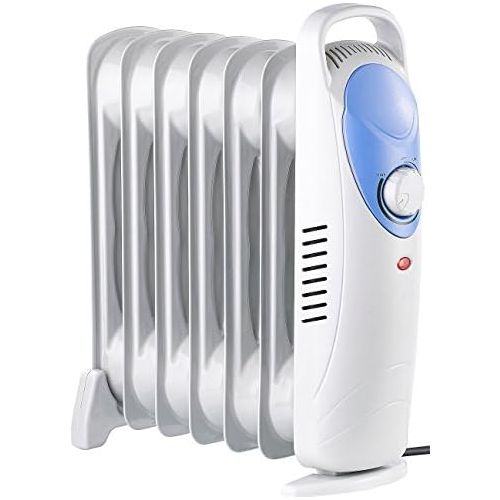  Sichler Haushaltsgerate OElradiator: OEl-Radiator mit 7 Rippen und Thermostat, 800 W (Heizradiator)