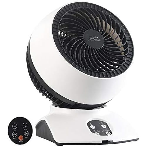  Sichler Haushaltsgerate Bodenventilator: 3D-Raumventilator & Luftzirkulator, mit Oszillation, 30 Watt, Ø 17 cm (Ventilator mit Fernbedienung)