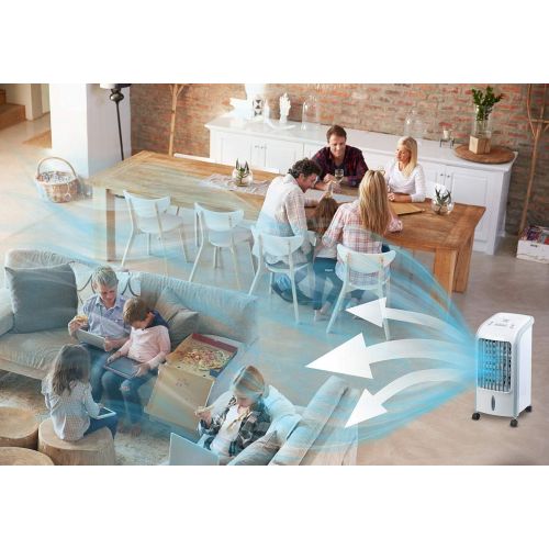  [아마존베스트]Sichler Haushaltsgerate Sichler household appliances cooling appliances: Air cooler and humidifier with water cooling & swing function, 75 Watt (evaporator)