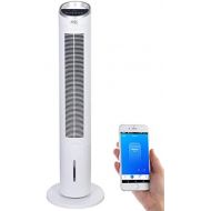 [아마존베스트]Sichler Haushaltsgerate Tower air cooler: 3-in-1 WiFi air cooler with app, for Siri, Alexa and Google Assistant, 60 W (fan with water tank).