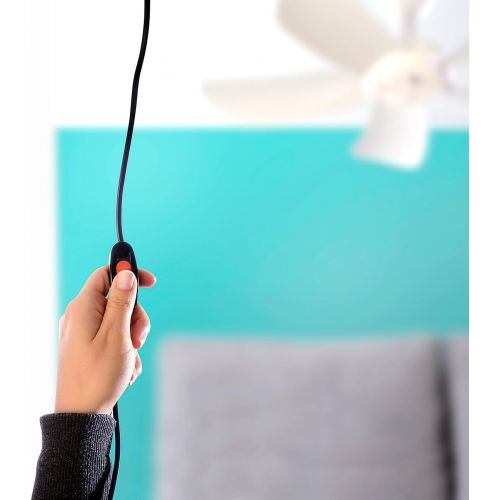  [아마존베스트]Sichler Haushaltsgerate Mini Ceiling Fan: VT-141.D Mobile Ceiling Fan with Hanger, 41 cm, 9 W (Ceiling Fan with Plug)