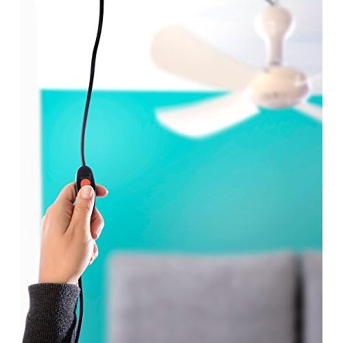  [아마존베스트]Sichler Haushaltsgerate Mobile Ceiling Fan: VT-151.D Mobile Ceiling Fan with Hanger 54cm 12W (Travel Fan)