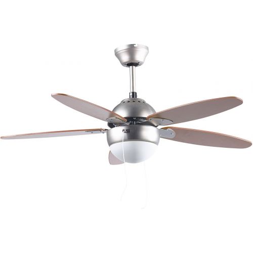  [아마존베스트]Sichler Haushaltsgerate Fan: Ceiling Fan VT-597 m. Wooden Wings, Lighting, Remote Bed, Diameter 92 cm (Ceiling Fan with Light)