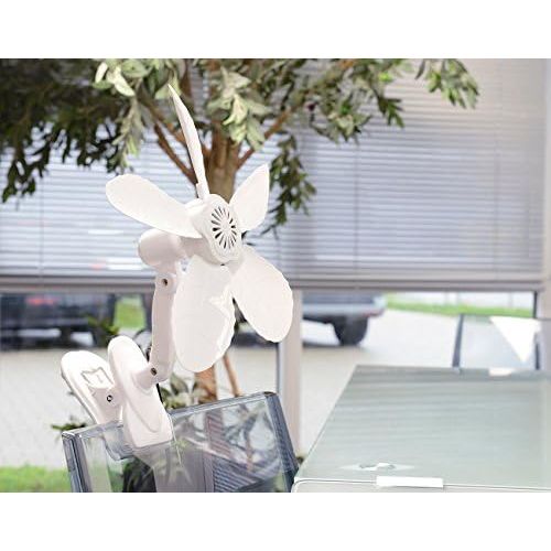  [아마존베스트]Sichler Haushaltsgerate Clamping fan: table fan with attachment clip, 11 watts, diameter 34 cm (small fan).