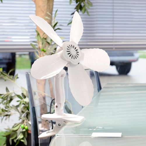  [아마존베스트]Sichler Haushaltsgerate Clamping fan: table fan with attachment clip, 11 watts, diameter 34 cm (small fan).