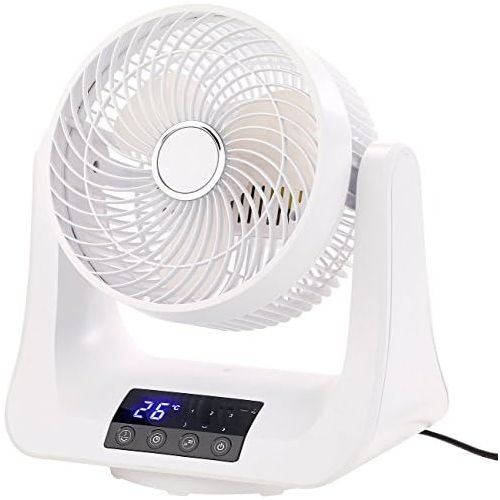  [아마존베스트]Sichler Haushaltsgerate Fan 3D: Digital 3D Robot Room Fan & Air Circulator, 45 Watt, Diameter 21 cm (Standing Fans)