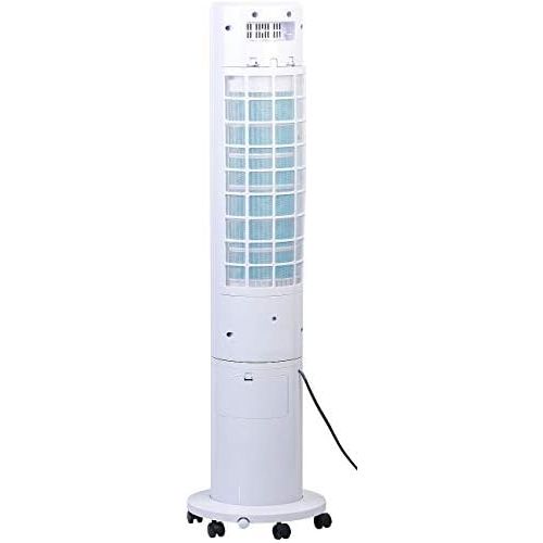  [아마존베스트]Sichler Haushaltsgerate, Fan With Cooling: 3 in 1 Tower Fan, Air Cooler, Humidifier, 80° Oscillation, 40 W, Fan with Cooling Function