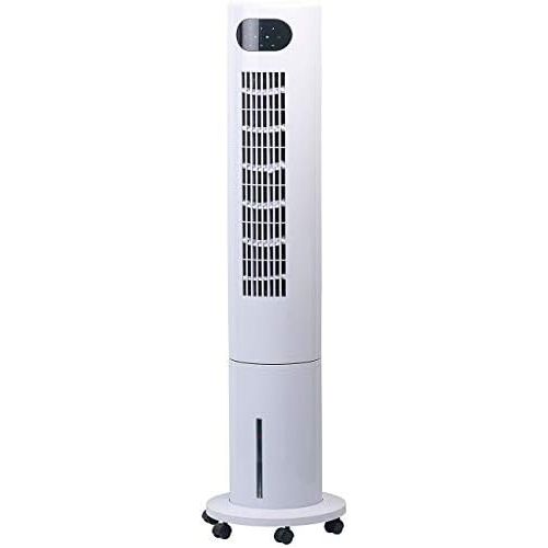  [아마존베스트]Sichler Haushaltsgerate, Fan With Cooling: 3 in 1 Tower Fan, Air Cooler, Humidifier, 80° Oscillation, 40 W, Fan with Cooling Function