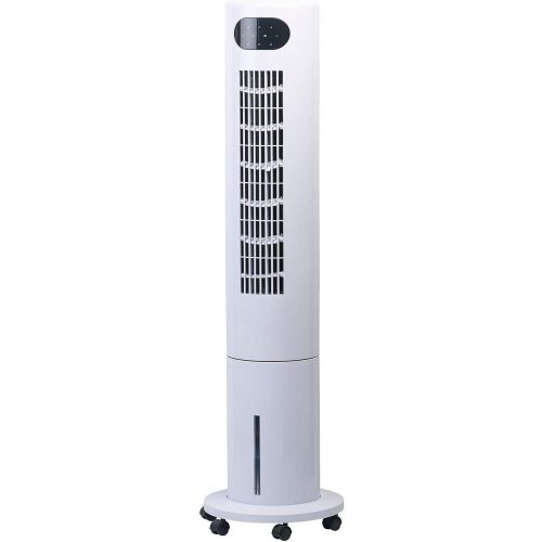  [아마존베스트]Sichler Haushaltsgerate, Fan With Cooling: 3 in 1 Tower Fan, Air Cooler, Humidifier, 80° Oscillation, 40 W, Fan with Cooling Function