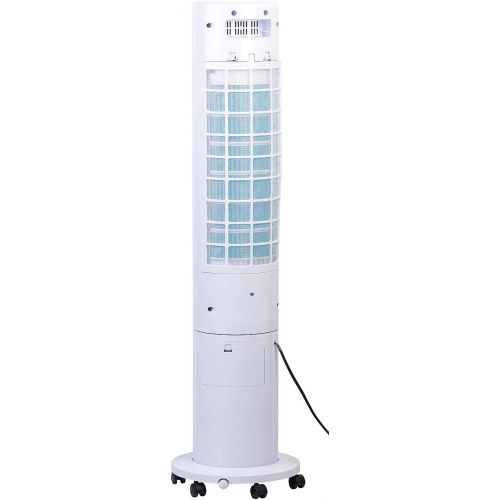  [아마존베스트]Sichler Haushaltsgerate, Fan With Cooling: 3 in 1 Tower Fan, Air Cooler, Humidifier, 80° Oscillation, 40 W, Fan with Cooling Function