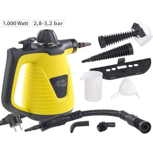  [아마존베스트]Sichler Haushaltsgerate Handheld Steam Cleaner: Portable Steam Cleaner with Large Accessory Pack 1000W (Steamer)