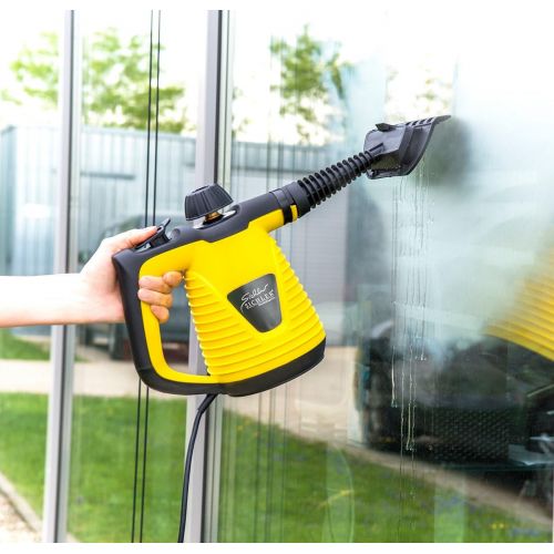  [아마존베스트]Sichler Haushaltsgerate Handheld Steam Cleaner: Portable Steam Cleaner with Large Accessory Pack 1000W (Steamer)