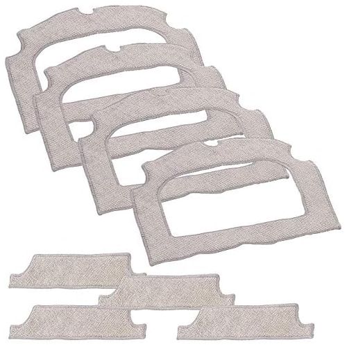  [아마존베스트]Sichler Haushaltsgerate Accessories for Window Cleaning Robot: Set of 4 Replacement Microfibre Cloths for Window Cleaning Robot PR-050 (Window Cleaning Robot with Vibrations)