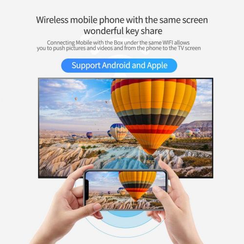 [아마존베스트]Sidiwen [2020 Upgrade] Android 10.0 TV Box, T95 Android Box 4GB RAM 32GB ROM Allwinner H616 Quad-core Smart Android TV Box 64bit, Support 2.4G/5.0G Dual WiFi 6K Utral HD / 3D / H.265 with