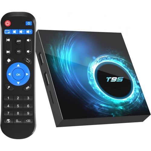  [아마존베스트]Sidiwen [2020 Upgrade] Android 10.0 TV Box, T95 Android Box 4GB RAM 32GB ROM Allwinner H616 Quad-core Smart Android TV Box 64bit, Support 2.4G/5.0G Dual WiFi 6K Utral HD / 3D / H.265 with