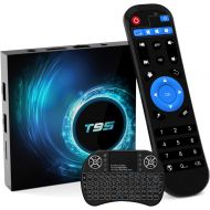 [아마존베스트]Sidiwen 【2020 Newest】 Android 10.0 TV Box T95 2GB RAM 16 ROM Allwinner H616 Quad-core Smart Android Box with Wireless Mini Keyboard, Support 6K/3D/H.265 10/100 Ethernet LAN 2.4/5.0GHz Dual