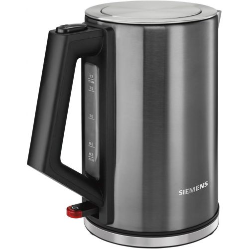  Siemens TW71005 Wasserkocher (1850-2200 Watt, 1,7 Liter, Cordless 360 Grad Basis) edelstahl