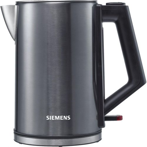  Siemens TW71005 Wasserkocher (1850-2200 Watt, 1,7 Liter, Cordless 360 Grad Basis) edelstahl