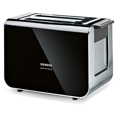  Siemens TT86103 Toaster / 860 Watt / fuer 2 Scheiben / warmeisoliertes Gehause / schwarz