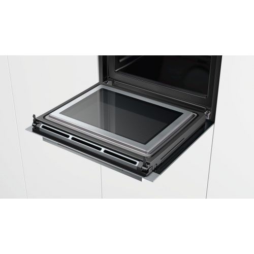  Siemens iQ700 Home Connect HN678G4S6 Mikrowellen-Backofen mit Dampfunterstuetzung / Edelstahl / activeClean / Home Connect / TFT-Touchdisplay Plus