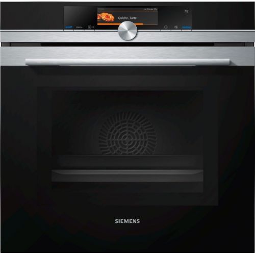  Siemens iQ700 Home Connect HN678G4S6 Mikrowellen-Backofen mit Dampfunterstuetzung / Edelstahl / activeClean / Home Connect / TFT-Touchdisplay Plus