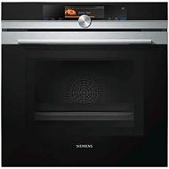 Siemens iQ700 Home Connect HN678G4S6 Mikrowellen-Backofen mit Dampfunterstuetzung / Edelstahl / activeClean / Home Connect / TFT-Touchdisplay Plus