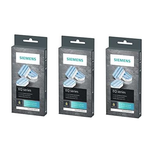  3er Pack Entkalkungstabletten 2in1 fuer Kaffeevollautomaten / Siemens EQ.series TZ80002