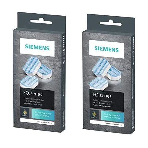  Siemens SIEMENS TZ80002 2 x 3 Stueck Entkalkungstabletten fuer alle EQ + surpresso Kaffeevollautomaten