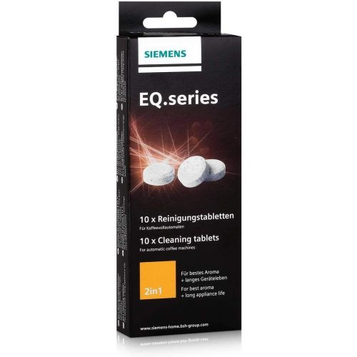  Siemens EQ.series Reinigungstabletten 24g TZ80001 - Fuer bestes Aroma (2er Pack)