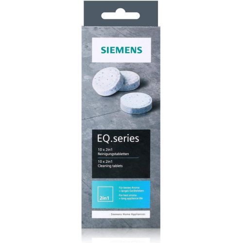  Siemens EQ.series Reinigungstabletten 24g TZ80001 - Fuer bestes Aroma (2er Pack)