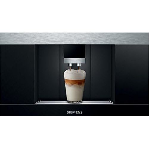  Siemens CT636LES1 iQ700 Einbau-Kaffeemaschine / sensoFlow System / Intelligent Heater Inside / OneTouch Function / calc’nClean / autoMilk Clean / edelstahl