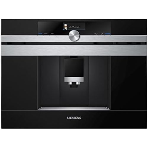  Siemens CT636LES1 iQ700 Einbau-Kaffeemaschine / sensoFlow System / Intelligent Heater Inside / OneTouch Function / calc’nClean / autoMilk Clean / edelstahl