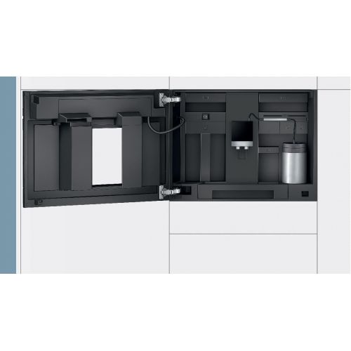  Siemens CT636LES1 iQ700 Einbau-Kaffeemaschine / sensoFlow System / Intelligent Heater Inside / OneTouch Function / calc’nClean / autoMilk Clean / edelstahl