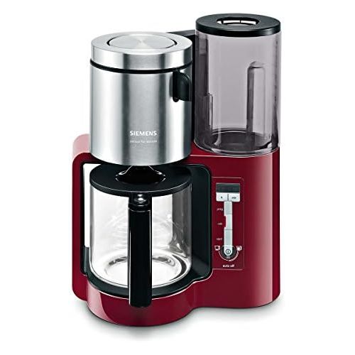  Siemens TC86304 Kaffeemaschine, 1160 Watt, 10-15 Tassen, cranberry red