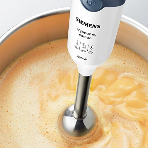  Siemens MQ66120 ergonomischer Stabmixer mit Edelstahl-Mixfuss, 600 Watt