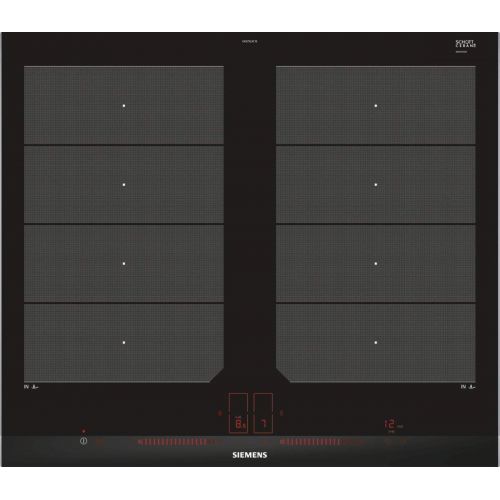  Siemens EX675LXC1E iQ700 Kochfeld Elektro / Ceran/Glaskeramik / 60,2 cm / Flexible Kochzonen - 2 varioInduktions-Kochzonen / schwarz