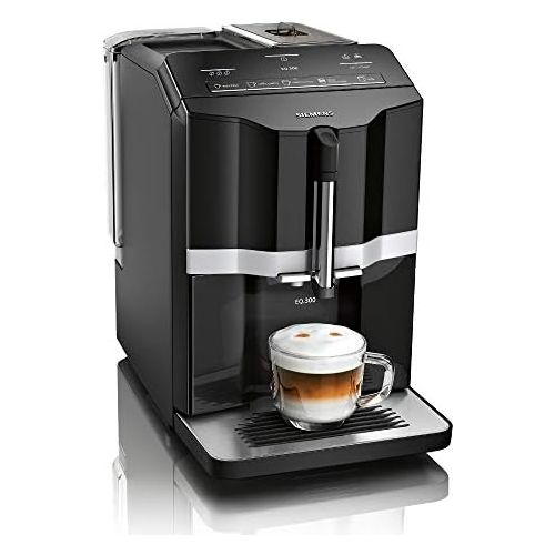  [아마존베스트]Siemens EQ.300 Fully Automatic Coffee Machine TI351509DE, Compact Size, Easy Operation, 1,300 Watt, Black