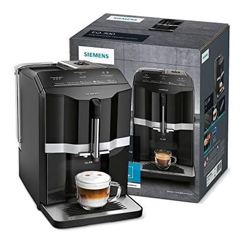  [아마존베스트]Siemens EQ.300 Fully Automatic Coffee Machine TI351509DE, Compact Size, Easy Operation, 1,300 Watt, Black