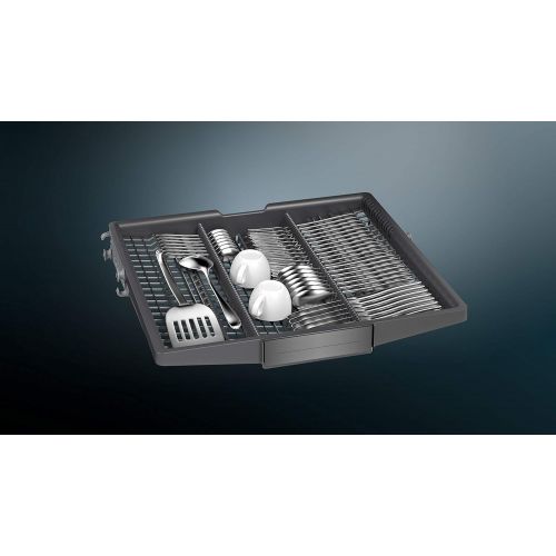  [아마존베스트]Siemens SX65EX57CE iQ500 Fully Integrated Dishwasher / D / 85 kWh / 2660 L/Year / Smart Home Compatible via Home Connect / VarioSpeed Plus / Glass 40° Programme
