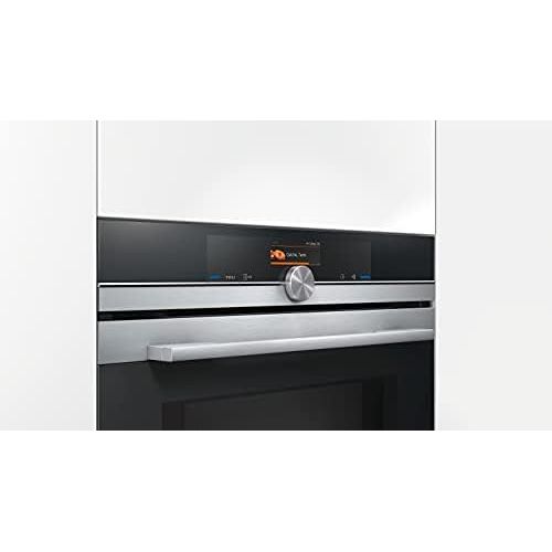  [아마존베스트]Siemens iQ700 Built-in Electric Oven with Microwave HM676G0S6 / Stainless Steel / A+ / activeClean Automatic Self-Cleaning / VarioSpeed / cookControl Plus Fully Automatic Frying