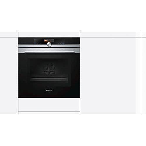  [아마존베스트]Siemens iQ700 Built-in Electric Oven with Microwave HM676G0S6 / Stainless Steel / A+ / activeClean Automatic Self-Cleaning / VarioSpeed / cookControl Plus Fully Automatic Frying