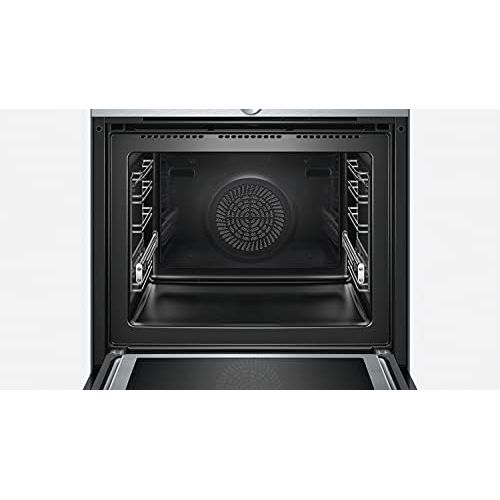  [아마존베스트]Siemens iQ700 Built-in Electric Oven with Microwave HM676G0S6 / Stainless Steel / A+ / activeClean Automatic Self-Cleaning / VarioSpeed / cookControl Plus Fully Automatic Frying