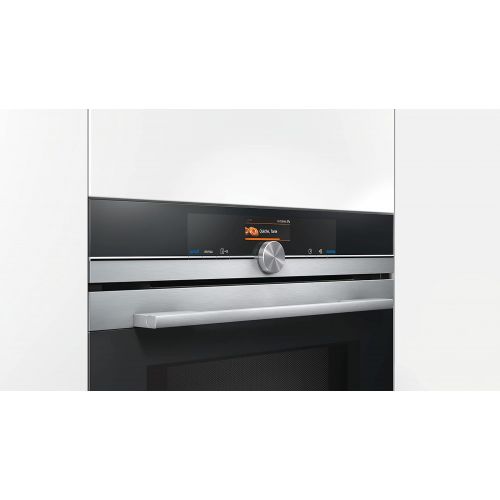  [아마존베스트]Siemens iQ700 Built-in Electric Oven with Microwave HM676G0S6 / Stainless Steel / A+ / activeClean Automatic Self-Cleaning / VarioSpeed / cookControl Plus Fully Automatic Frying