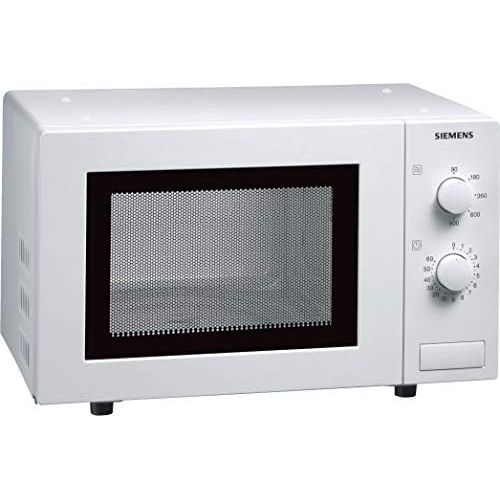  [아마존베스트]Siemens HF12M240 iQ100 Microwave / 17 L / 800 W / Easy to Use with Mechanical Control / 5 Power Levels / Interior Lighting / White