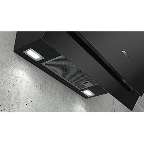  [아마존베스트]Siemens LC67KHM60 iQ300 Wall Esse / 59 cm / LED Lighting / Extremely Quiet / Touch Control / Black