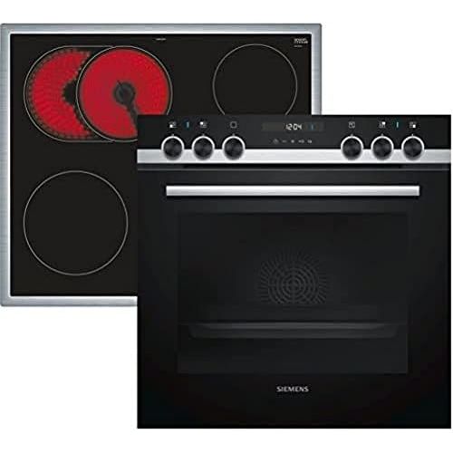  [아마존베스트]Siemens EQ521KA00 Hob Combination (Built-In) / 59.4 cm / Dual Circuit Cooking Zone 21 cm / Roasting Zone / Heating Control