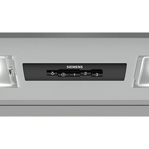  [아마존베스트]Siemens LE66MAC00 iQ100 Cooker Hood / Intermediate Hood / Metal Grease Filter / Push Button Switch / LED Lighting / Silver