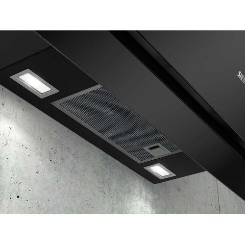  [아마존베스트]Siemens LC98KLP60 iQ500 Wall / 89 cm / LED Lighting / Extremely Quiet / Touch Control / Black with Glass Shade