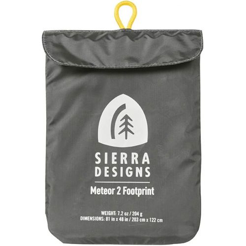 시에라디자인 Sierra Designs Meteor 2 Tent Footprint, Lightweight, WR/PU1800mm, Fitted Ground Camping Tarp Designed for The Meteor 2 Person Tent