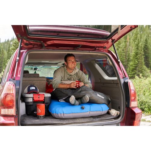 시에라디자인 Sierra Designs Queen & Single Camping Air Bed Mattress for Car Camping, Trave, and Camp (Pump Included)
